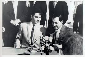 Elvis with Danny Thomas St Jude ship pressconference