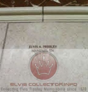 WM DOCUMENT Elvis Presley engraved stone on door StJudes Hospital