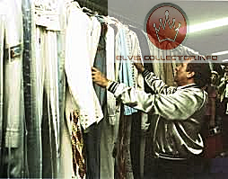 WM RARE 1977 Elvis jumpsuits on rack set up for last concert he died B4.png