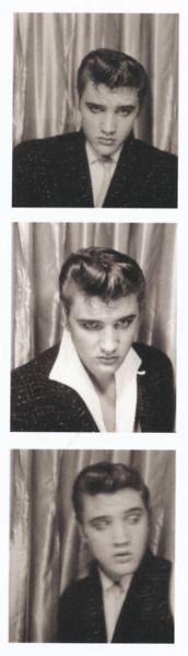 BIO 1955 3n1 of ELvis in photobooth smoothering