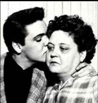 ARMY Induction Elvis kissing Gladys obvious crying BW