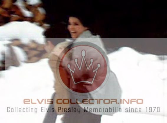 WM Elvis wtih Priscilla his back n snow