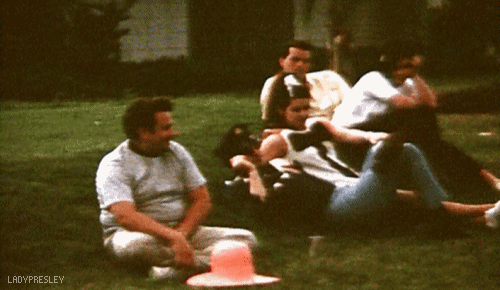 MOVING GIF 1969 Elvis with Priscilla JOe and GEE FEE Patsy Hawaii May 1968
