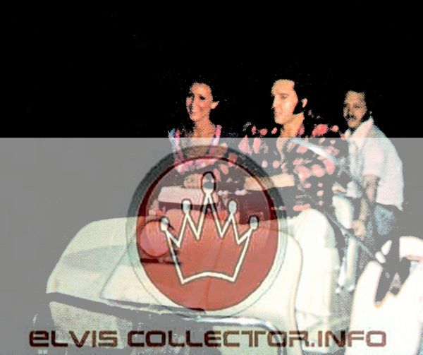 WM 1971 or 72 Elvis with LInda Billy Smith Graceland Golf cart