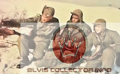 WM ARMY rare shot Elvis in snow 2 others E is pointing